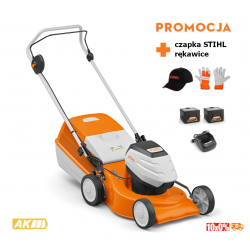 Stihl RMA 248 Kosiarka akumulatorowa (AK-system). Zestaw z akumulatorami 2xAK 30 i ładowarką AL 101.