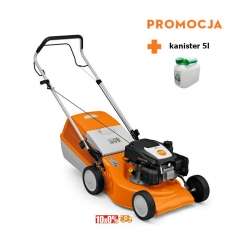 Stihl RM 248 Kosiarka spalinowa, Zwrotna kosiarka spalinowa o szerokości koszenia 46 cm.