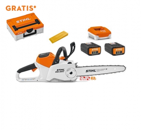 Stihl MSA 200 C-B Pilarka akumulatorowa, z akumulatorami i ładowarką 2 x AP 300S + AL 301