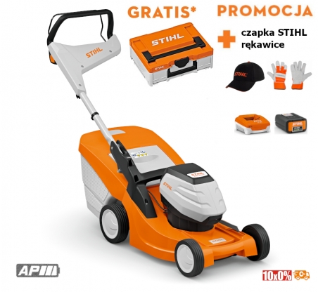 Stihl RMA 443 C Kosiarka akumulatorowa (AP-system). Zestaw z akumulatorem AP 200 i ładowarką AL 301