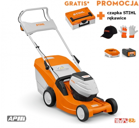 Stihl RMA 443 Kosiarka akumulatorowa (AP-system). Zestaw z akumulatorem AP 200 i ładowarką AL 301