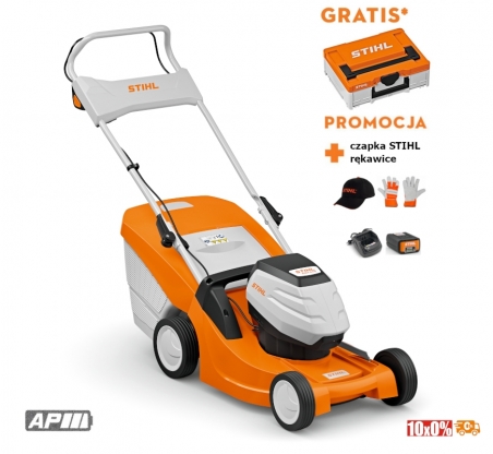 Stihl RMA 443 Kosiarka akumulatorowa (AP-system). Zestaw z akumulatorem AP 200 i ładowarką AL 101