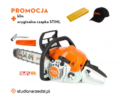 Stihl MS 182 Pilarka spalinowa, moc 2,2 KM,  35CM łańcuch PM3 - idealna do różnych prac na posesji