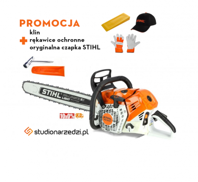 Stihl MS 500i W Pilarka spalinowa, pilarka łańcuchowa z elektronicznym wtryskiem paliwa, ogrzewany uchwyt