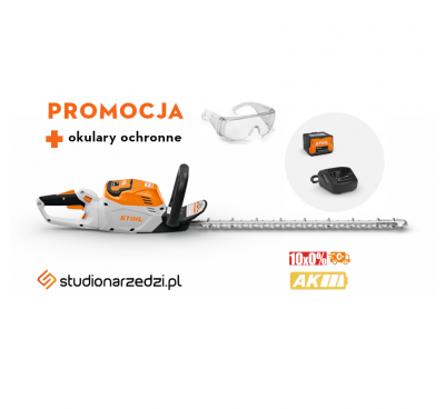 Stihl HSA 60 Akumulatorowe nożyce do żywopłotów, 60 CM, z akumulatorem AK 10 i ładowarką AL 101  - System AK