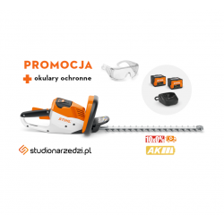 Stihl HSA 56 Akumulatorowe nożyce do żywopłotów, z akumulatorami 2x AK 10 i ładowarką AL 101