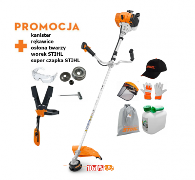 Stihl FS 120 Kosa spalinowa, Mocna (1,8 KM) kosa mechaniczna z wielofunkcyjnym uchwytem oburęcznym. GRATISY!!!