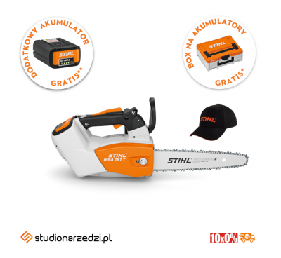 Stihl MSA 161 T Pilarka akumulatorowa, bez akumulatora i ładowarki Pilarka do profesjonalnej pielęgnacji drzew