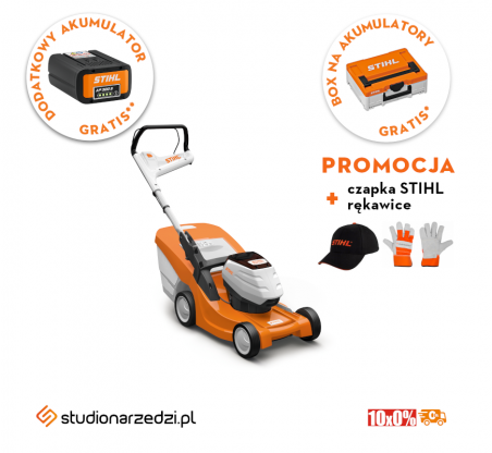 Stihl RMA 443 C Kosiarka akumulatorowa (AP-system). Bez akumulatora i ładowarki.