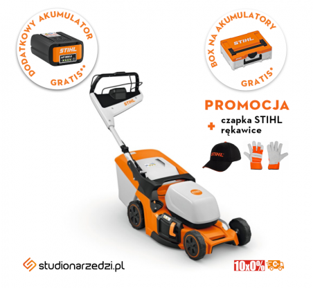 Stihl RMA 443 PV Kosiarka akumulatorowa (AP-system). Bez akumulatora i ładowarki | NOWOŚĆ 2024