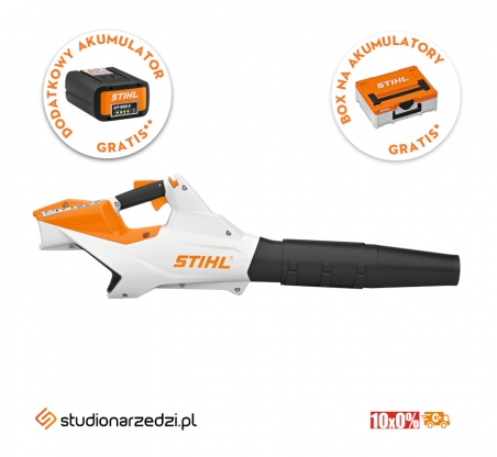 Stihl BGA 86 Dmuchawa ręczna akumulatorowa, bez akumulatora i ładowarki, Wydajna dmuchawa akumulatorowa