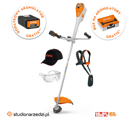 Stihl FSA 135 Kosa akumulatorowa, Solidna i mocna!, bez akumulatora i ładowarki, średnica 420mm