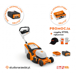 Stihl RMA 453 PV Kosiarka akumulatorowa (AP-system). Zestaw z akumulatorem AP 300S i ładowarką AL 301 | NOWOŚĆ 2024