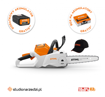 Stihl MSA 160 C-B Pilarka akumulatorowa, bez akumulatora i ładowarki, Nowoczesna pilarka akumulatorowa