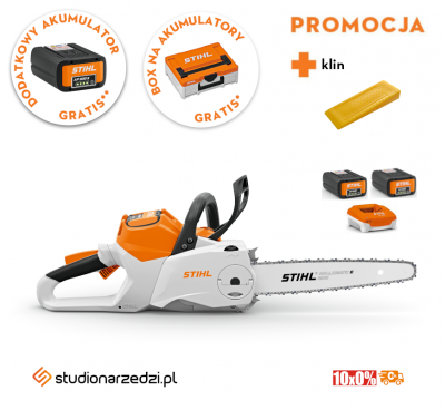 Stihl MSA 200 C-B Pilarka akumulatorowa, z akumulatorami i ładowarką 2 x AP 300S + AL 301