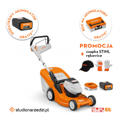 Stihl RMA 448 PV Kosiarka akumulatorowa (AP-system). Zestaw z akumulatorem AP 300 i ładowarką AL 301