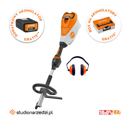 Stihl KMA 135 R Kombimotor akumulatorowy Moc możliwości z akumulatorową jednostką napędową KMA 135 R