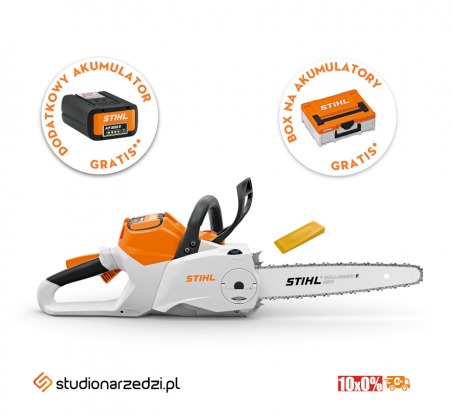 Stihl MSA 200 C-B Pilarka akumulatorowa, bez akumulatora i ładowarki, Pilarka akumulatorowa o większej mocy