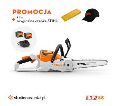 Stihl MSA 60 C-B Pilarka akumulatorowa z 2 x AK 20 i AL 101. Lekka i wszechstronna.