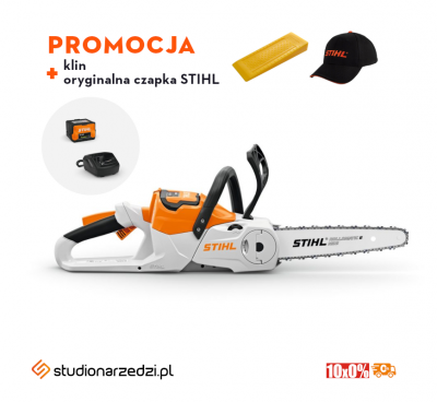 Stihl MSA 60 C-B Pilarka akumulatorowa z AK 20 i AL 101. Lekka i wszechstronna.