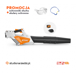 Stihl BGA 57 Dmuchawa ręczna akumulatorowa, zestaw z AK 20 i AL 101 Komfortowa dmuchawa akumulatorowa