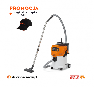 Stihl SE 122 E Odkurzacz elektryczny, Odkurzacz do czyszczenia na sucho i na mokro z automatycznym włącznikiem