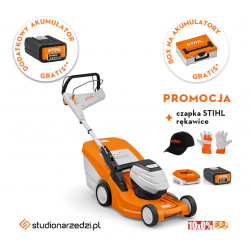 Stihl RMA 448 PV Kosiarka akumulatorowa (AP-system). Zestaw z akumulatorem AP 300S i ładowarką AL 301