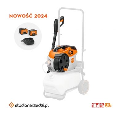 Stihl REA 60 PLUS - akumulatorowa myjka wysokociśnieniowa I system AK I z 2 x AK 30 S i AL 101