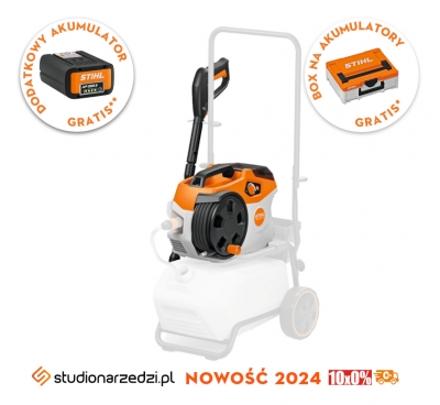 Stihl REA 100 PLUS - akumulatorowa myjka wysokociśnieniowa I system AP I bez akumulatora i ładowarki