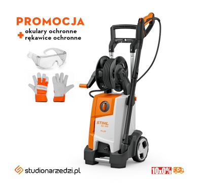 Stihl RE 120 Plus Myjka wysokociśnieniowa - mały wydajny model z bębnem na wąż ciśnieniowy 125-barów