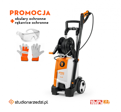 Stihl RE 130 Plus Myjka wysokociśnieniowa, Wydajny model z bębnem na wąż ciśnieniowy