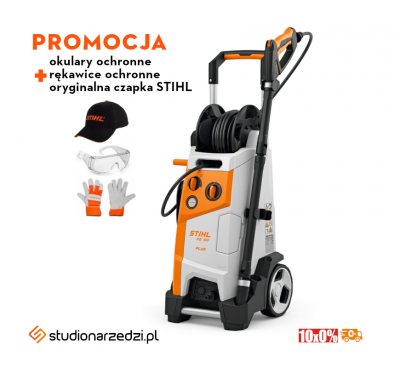 Stihl RE 150 Plus Myjka wysokociśnieniowa, Wersja komfortowa z bębnem na wąż