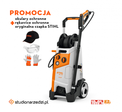 Stihl RE 170 Plus Myjka wysokociśnieniowa, Wersja komfortowa z bębnem na wąż