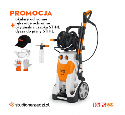 Stihl RE 282 Plus Myjka wysokociśnieniowa, Wydajna myjka wysokociśnieniowa 160 bar z bębnem na wąż + dysza piany