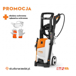 Stihl RE 100 Myjka wysokociśnieniowa, Mała, Trwała, wydajna myjka 110 barów z aluminiową głowicą pompy