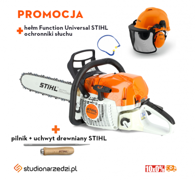 Stihl MS 400 C-M Pilarka spalinowa, pierwsza pilarka z tłokiem magnezowym prowadnica 50cm 1,6, łańcuch RH