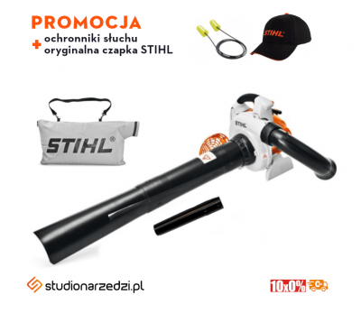 Stihl SH 56 Odkurzacz spalinowy, Poręczny odkurzacz ogrodowy z funkcją dmuchawy - GRATISY