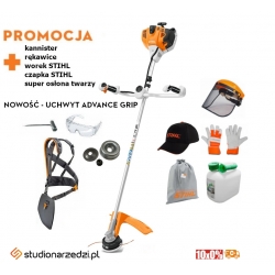 Stihl FS 261 Kosa spalinowa o mocy 2,0 kW / 2,7 KM z systemem antywibracyjnym, szelki ADVANCE.