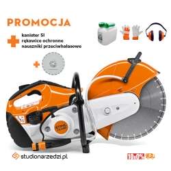 Stihl TS 420 Przecinarka spalinowa do betonu, Nowoczesna, lekka przecinarka o mocy 4,4 KM z tarczą D-B10