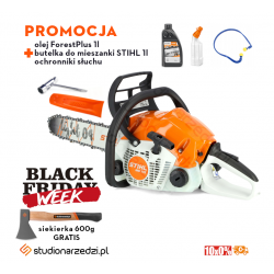 Stihl MS 172 Pilarka spalinowa, moc 1,4 kW / 1,9 KM silnik 2-MIX, 35CM łańcuch PM3.