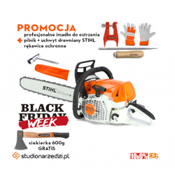 Stihl MS 462 Pilarka spalinowa, 4,4 kw / 6,0 KM i waga 6kg. Najlżejsza w klasie pojemności 70cm³, RS