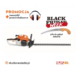 Stihl HS 45 Spalinowe nożyce do żywopłotów, 60CM, Lekkie nożyce do żywopłotu, Nauszniki GRATIS