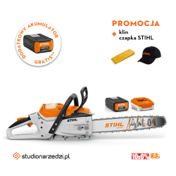 Stihl MSA 300 C-O Pilarka akumulatorowa z AP500 S i AL 501 Najmocniejszy zestaw na rynku