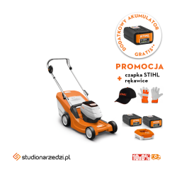 Stihl RMA 443 Kosiarka akumulatorowa (AP-system). Zestaw z akumulatorami 2xAP 200 i ładowarką AL 301