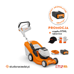 Stihl RMA 448 PV Kosiarka akumulatorowa (AP-system). Zestaw z akumulatorem AP 300S i ładowarką AL 301