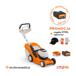 Stihl RMA 443 PV Kosiarka akumulatorowa (AP-system). Zestaw z akumulatorem AP 200 i ładowarką AL 301