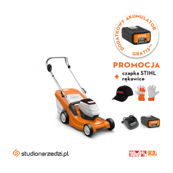 Stihl RMA 443 Kosiarka akumulatorowa (AP-system). Zestaw z akumulatorem AP 200 i ładowarką AL 101