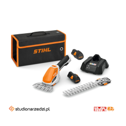 Stihl HSA 26 Akumulatorowe nożyce do żywopłotów, zestaw z dwoma akumulatorami AS2 i ładowarką AL1