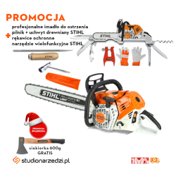 Stihl MS 500i W Pilarka spalinowa, pilarka łańcuchowa z elektronicznym wtryskiem paliwa, ogrzewany uchwyt