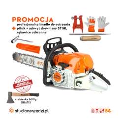 Stihl MS 391 Pilarka spalinowa, moc 3,3 kW / 4,5 KM silnik 2-MIX, pompa olejowa z regulacją wydajności, 40CM